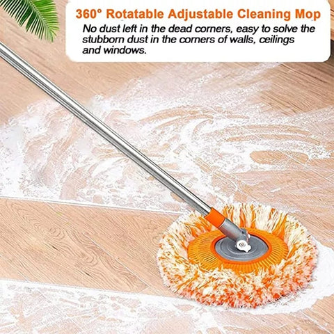 Multifunctional Extendable Wall Cleaning Mop, 360°Rotatable Adjustable Cleaning Mop Multifunctional Extendable Wall Cleaning Mop, 360°Rotatable Adjustable Cleaning Mop