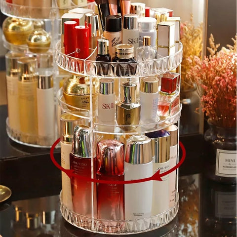 Diamond Pattern Rotation Cosmetic Box Diamond Pattern Rotation Cosmetic Box