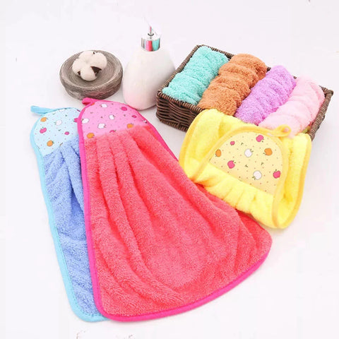 Hanging Kitchen Towel Small Soft Dish Towel Cloth for Kitchen Bathroom Use Hanging Kitchen Towel Small Soft Dish Towel Cloth for Kitchen Bathroom Use