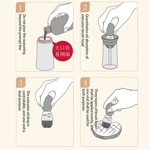 Oil Pump Refueling Brush Bottle Oil Pump Refueling Brush Bottle