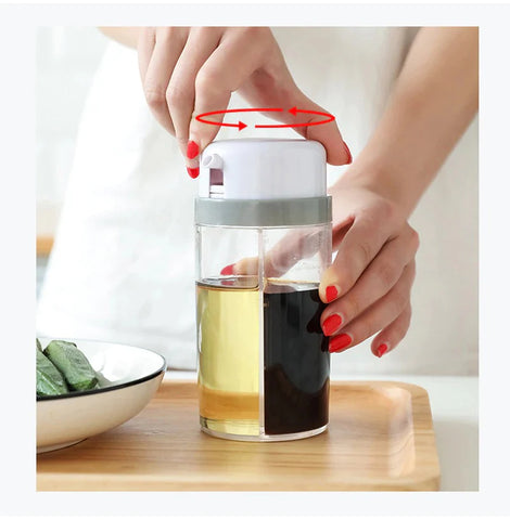 2 In 1 Rotating Oil Bottle Dispenser 2 In 1 Rotating Oil Bottle Dispenser