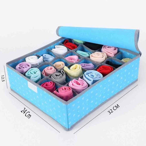 24 Pocket Socks Organizer Box 24 Pocket Socks Organizer Box