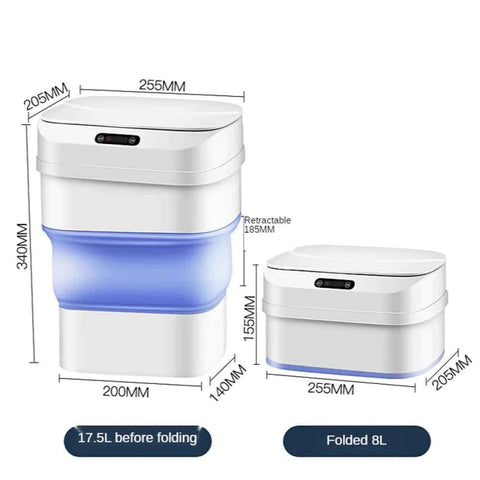 Smart Sensor Folding Trash Can Smart Sensor Folding Trash Can