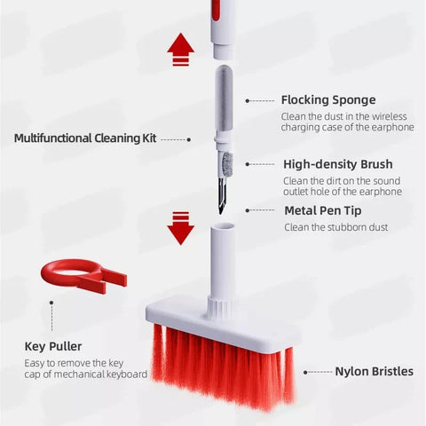5 in 1 Keyboard Cleaning Soft Brush 5 in 1 Keyboard Cleaning Soft Brush