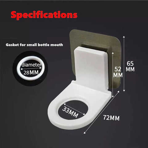 Shampoo & Sanitizer Adhesive Sticky Holder Shampoo & Sanitizer Adhesive Sticky Holder