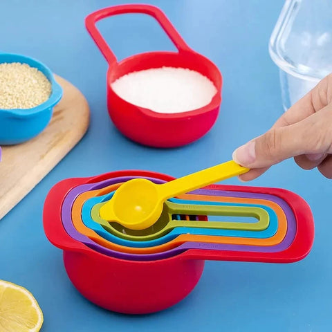 6 Pieces Measuring Spoons Cups With Scale 6 Pieces Measuring Spoons Cups With Scale