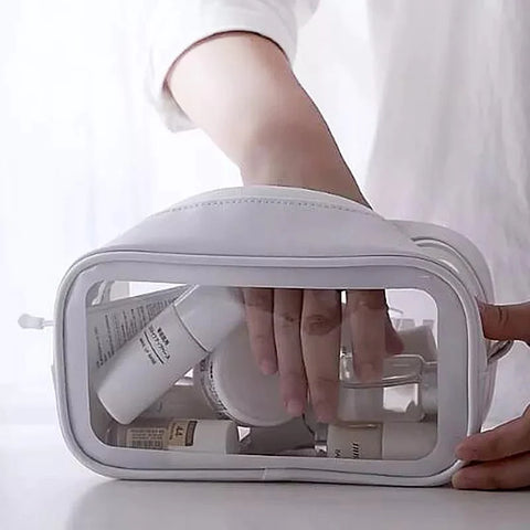 Travel Portable Clear Transparent Makeup Organizer Cosmetic Bags Travel Portable Clear Transparent Makeup Organizer Cosmetic Bags