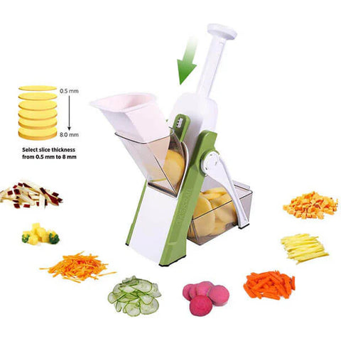 Multi-Use Vegetables & Fruit Cutter (8 In 1) Multi-Use Vegetables & Fruit Cutter (8 In 1)