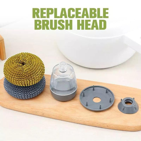 Dish Cleaning Soap Dispensing Scrubber Brush Dish Cleaning Soap Dispensing Scrubber Brush