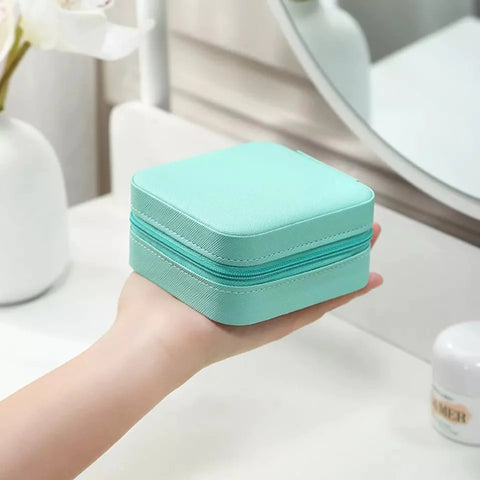 Portable Jewellery Box Organizer Travel Jewelry Storage Case for Earrings Necklace Portable Jewellery Box Organizer Travel Jewelry Storage Case for Earrings Necklace