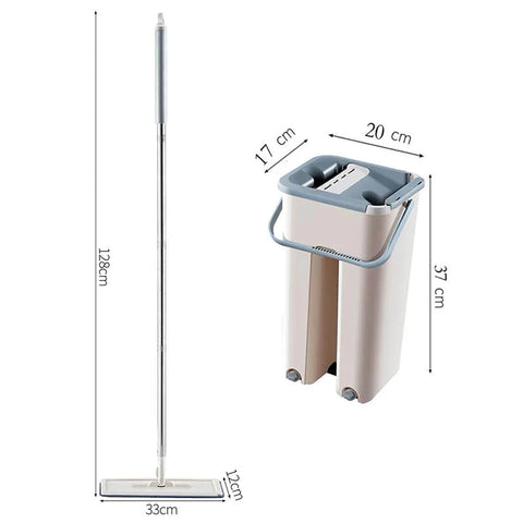 Spin Mop Bucket With Reusable Mop Pads Spin Mop Bucket With Reusable Mop Pads