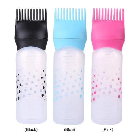 Hair Oil Comb Bottle Hair Oil Comb Bottle