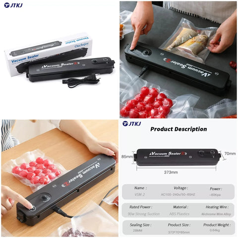 Vacuum Sealer Automatic Vacuum Air Sealing Machine Vacuum Sealer Automatic Vacuum Air Sealing Machine