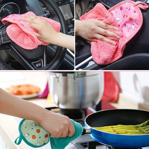 Hanging Kitchen Towel Small Soft Dish Towel Cloth for Kitchen Bathroom Use Hanging Kitchen Towel Small Soft Dish Towel Cloth for Kitchen Bathroom Use