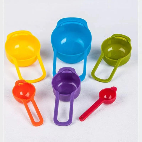 6 Pieces Measuring Spoons Cups With Scale 6 Pieces Measuring Spoons Cups With Scale