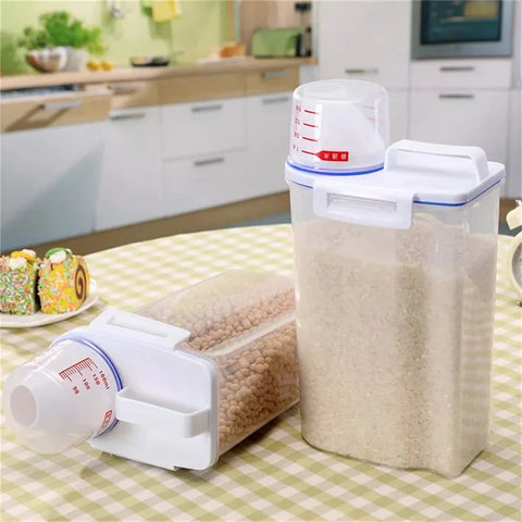 2KG Portable Plastic Moisture proof Food Storage Bucket 2KG Portable Plastic Moisture proof Food Storage Bucket