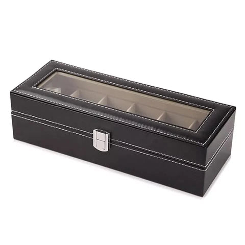 6 and 12 Slot Leather Watch Organizers 6 and 12 Slot Leather Watch Organizers