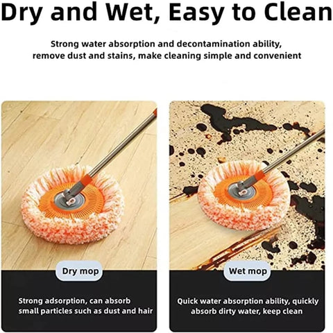 Multifunctional Extendable Wall Cleaning Mop, 360°Rotatable Adjustable Cleaning Mop Multifunctional Extendable Wall Cleaning Mop, 360°Rotatable Adjustable Cleaning Mop
