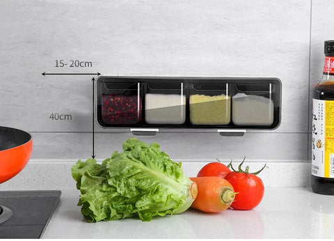 KITCHEN WALL-MOUNTED SEASONING SPICE RACK KITCHEN WALL-MOUNTED SEASONING SPICE RACK
