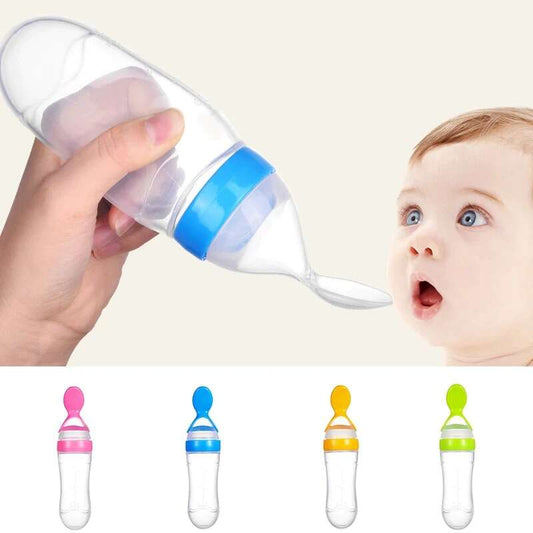 Baby Feeding Bottle With Spoon