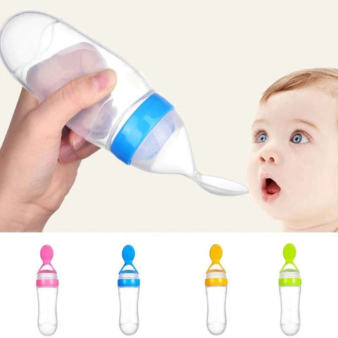 Baby Feeding Bottle With Spoon Baby Feeding Bottle With Spoon