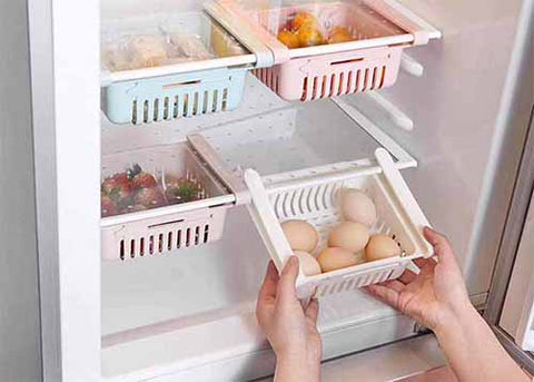 Expandable Fridge Storage Basket Expandable Fridge Storage Basket