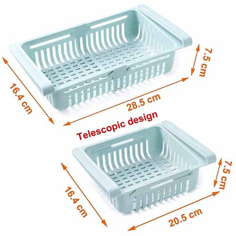 Expandable Fridge Storage Basket Expandable Fridge Storage Basket