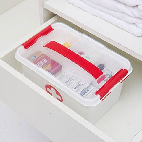 First Aid Medicine Storage Box Two Layers First Aid Medicine Storage Box Two Layers
