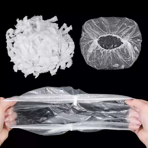 Disposable Plastic Wrap (100 Pcs) Disposable Plastic Wrap (100 Pcs)