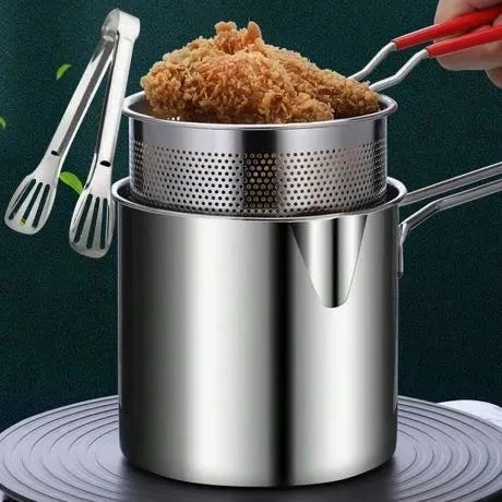 Stainless Steel Deep Fryer Pot