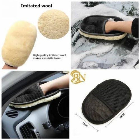 Car Cleaning Woolen Glove
