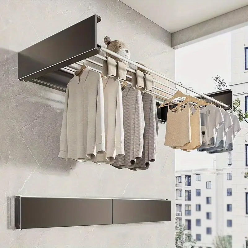 Folding Aluminum Clothes Drying Rack