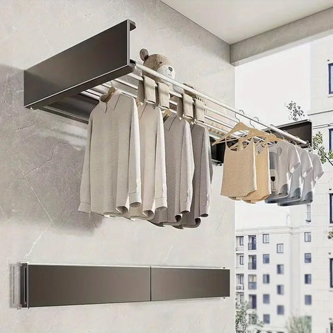 Folding Aluminum Clothes Drying Rack