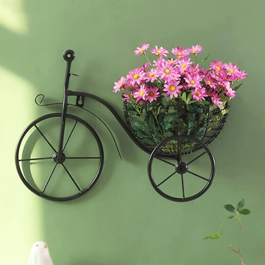 Bicycle Wall Basket Stand