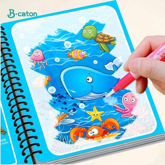 Magic Water Coloring Drawing Book