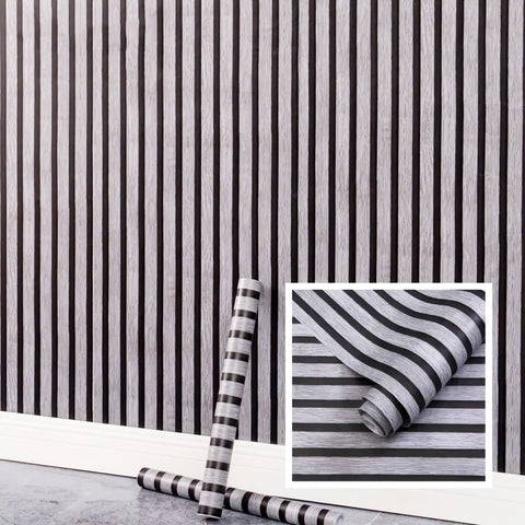 Wood Texture Wall Sheet-Grey