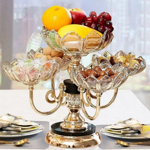 Rotating Dry fruit Plate Rack