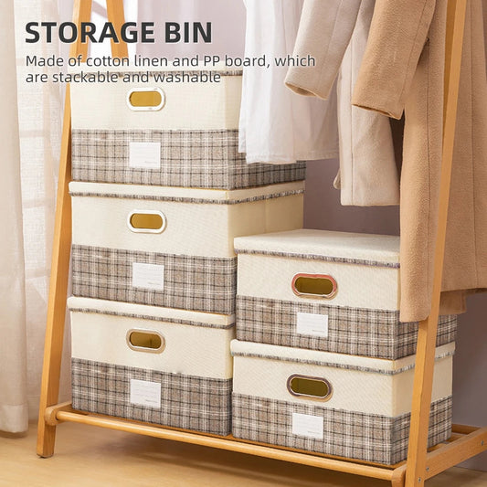 Wardrobe Clothes Storage Box With Lid