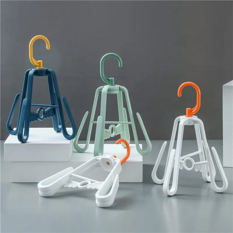 Rotating Shoe Drying Organizer Hanger with 4 Hooks