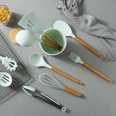 12pcs Silicone Spoon Set