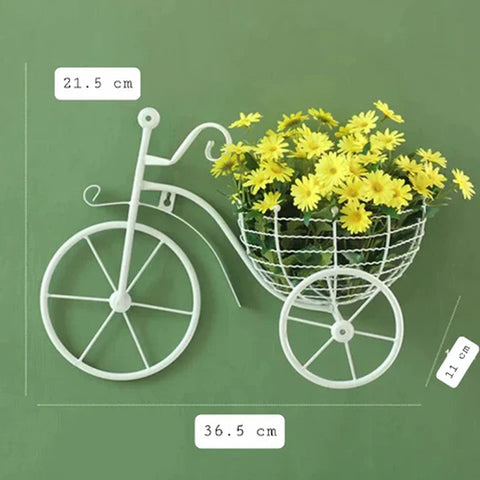 Bicycle Wall Basket Stand