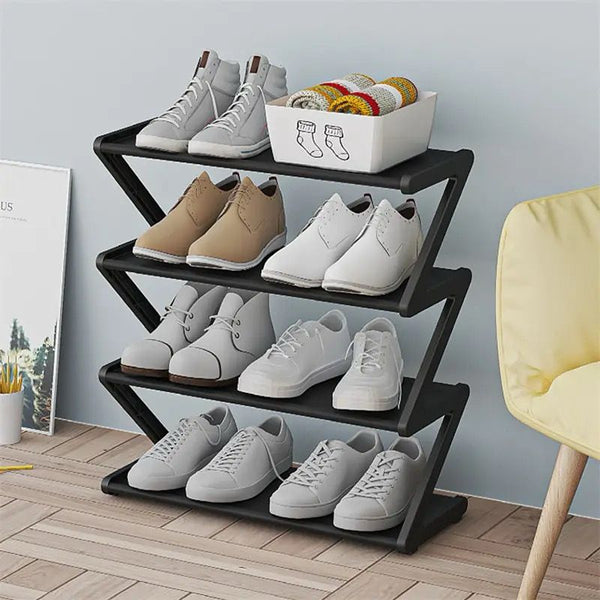 4 Layer Z Shaped Shoe Rack