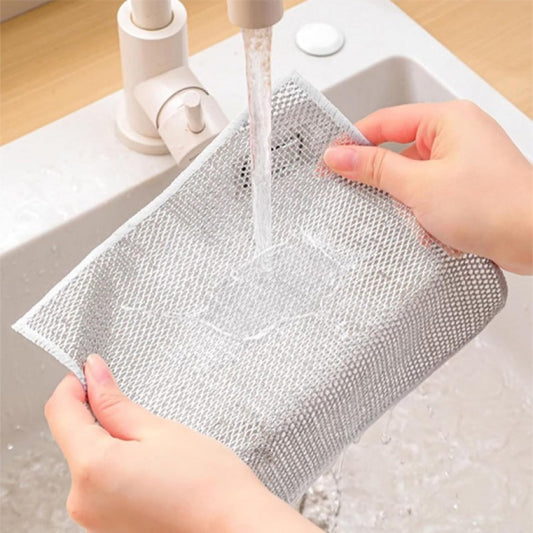 Wire Dishwashing Rags For Wet & Dry Pack of 5