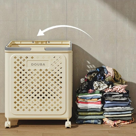 Large Capacity Movable Folding laundry Basket