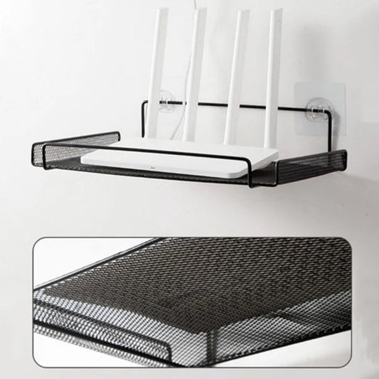 Wall Mounted Router Mesh Shelf