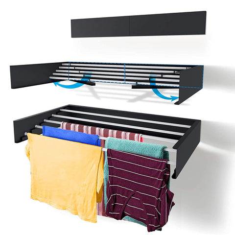 Folding Aluminum Clothes Drying Rack