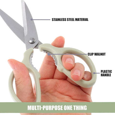 2 In 1 Scissors And Peeler Set Stainless Steel