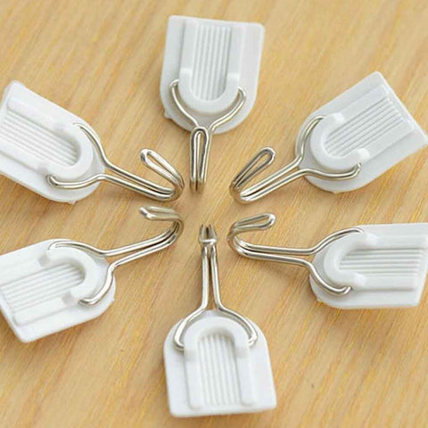 6Pcs Magic Sticky Hooks