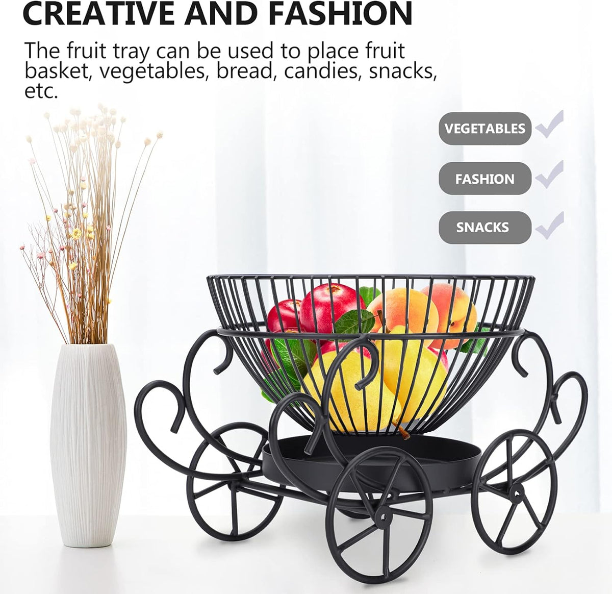 2 Tier Decorative Fruit Basket