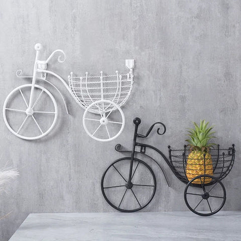 Bicycle Wall Basket Stand